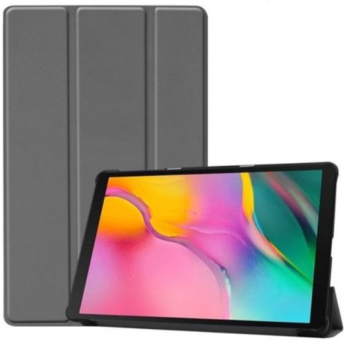 Samsung Galaxy Tab S9 Ultra 14.6 / Tab S10 Ultra 14.6 SM-X910 / X916B / X920 / X926B, mappa tok, Trifold, szürke