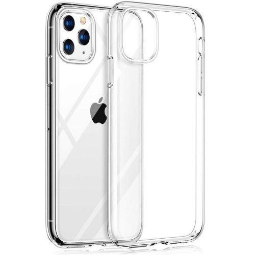 Apple iPhone 15 Pro Max, Szilikon tok, átlátszó