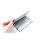 Huawei P30 Lite, Oldalra nyíló tok, stand, Smart Magnet, sötétkék