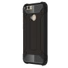 Samsung Galaxy A20 / A30 SM-A205F / A305F, Műanyag hátlap védőtok, Defender, fémhatású, fekete