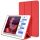 Apple iPad 2 / iPad 3 / iPad 4, mappa tok, Smart Case, piros