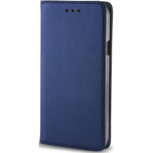 Huawei P Smart (2020), Oldalra nyíló tok, stand, Smart Magnet, sötétkék