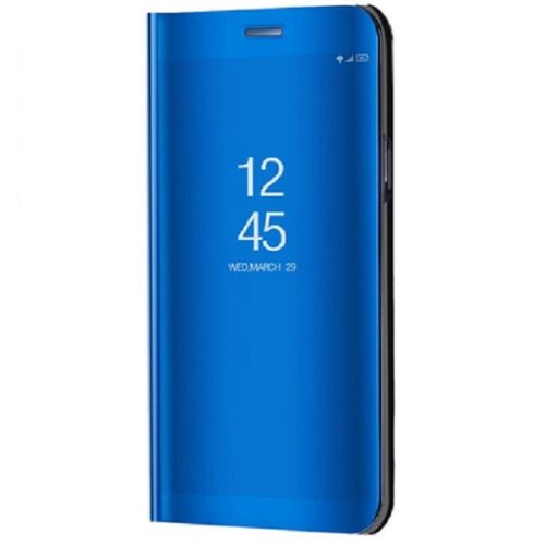 Huawei Mate 40 Pro, Oldalra nyíló tok, hívás mutatóval, Smart View Cover, kék (utángyártott)