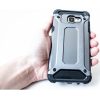 Motorola Moto G9 / G9 Play / E7 Plus, Műanyag hátlap védőtok, Defender, fémhatású, ezüst