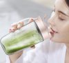 Turmixgép, vezeték nélküli, 140 W teljesítmény, 400 ml-es, hordozható, tölthető, Deerma NU05, vörösarany