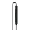Vezetékes sztereó fülhallgató, 3.5 mm, mikrofon, funkció gomb, hangerő szabályzó, Edifier P205, fekete
