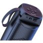 Bluetooth hordozható hangszóró, 5W, v5.0, TWS, TF kártyaolvasó, USB aljzat, Kihangosított hívás támogatás, RGB világítás, Kakusiga KSC-822 Bosi, fekete