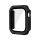 Apple Watch 1-3 (38 mm), Műanyag védőkeret, kijelzővédő üveggel, közepesen ütésálló, szíj nélkül, fekete