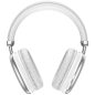 Bluetooth sztereó fejhallgató, v5.3, mikrofon, 3.5mm, funkció gomb, hangerő szabályzó, TF kártyaolvasó, összecsukható, teleszkópos fejpánt, Hoco W35, ezüst