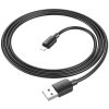USB töltő- és adatkábel, Lightning, 100 cm, 2400mA, gyorstöltés, PD, Hoco X96 Hyper, fekete
