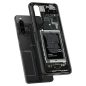 Samsung Galaxy S23 FE SM-S711, Műanyag hátlap védőtok + szilikon keret, Telefon belső minta, Spigen Ultra Hybrid Zero One, átlátszó/füst