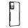Xiaomi Redmi Note 11 Pro / Note 11 Pro 5G / Note 11E Pro / Note 12 Pro 4G, Szilikon tok, közepesen ütésálló, légpárnás sarok, akril hátlap, Anti-Drop Case, átlátszó/fekete