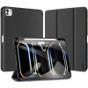 Apple iPad Pro 11 (2024), mappa tok, Smart Case, érintőceruza tartó, Dux Ducis Domo, fekete