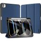 Apple iPad Pro 11 (2024), mappa tok, Smart Case, érintőceruza tartó, Dux Ducis Domo, sötétkék