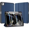 Apple iPad Pro 13 (2024), mappa tok, Smart Case, érintőceruza tartó, Dux Ducis Domo, sötétkék