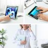 Apple iPad Pro 11 (2024), mappa tok, Smart Case, légpárnás sarok, közepesen ütésálló, érintőceruza tartó, átlátszó hátlap, Dux Ducis Toby, kék