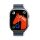 Apple Watch 4-6, SE, SE (2022) (42 / 44 mm) / Watch 7-9 (45 mm) / Watch 10 (46 mm) / Watch Ultra 1-2 (49 mm), szilikon pótszíj, mágneses zár, kétszínű, 3D minta, Hoco AS102, sötétszürke/kék