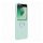 Samsung Galaxy Z Flip6 / Z Flip7 FE SM-F741B / F761B, Szilikon tok, telefongyűrű, menta, gyári