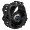 Samsung Galaxy Watch Ultra (47mm) SM-L705, Szilikon védőkeret, ütésálló, szíjjal, Spigen Rugged Armor Pro, fekete