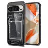 Google Pixel 9 Pro XL, Műanyag hátlap védőtok + szilikon keret, Telefon belső minta, Spigen Ultra Hybrid Zero One, átlátszó/füst