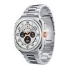 Samsung Galaxy Watch Ultra (47mm) SM-L705, fém pótszíj, Spigen Modern Fit, ezüst