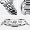 Samsung Galaxy Watch Ultra (47mm) SM-L705, fém pótszíj, Spigen Modern Fit, ezüst