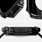 Apple Watch 10 (42 mm), Szilikon védőkeret, ütésálló, szíj nélkül, Spigen Rugged Armor, fekete