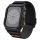 Apple Watch 10 (42 mm), textíl pótszíj, szilikon keret, közepesen ütésálló, Spigen Lite Fite Pro, fekete