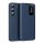 Samsung Galaxy S23 SM-S911, Oldalra nyíló tok, hívás mutatóval, kártyatartóval, Smart View Cover, sötétkék