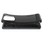 Xiaomi 15, Szilikon tok, Spigen Rugged Armor, karbon minta, fekete