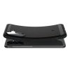 Samsung Galaxy A56 5G SM-A566B, Szilikon tok, Spigen Rugged Armor, karbon minta, fekete