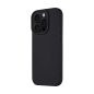 Apple iPhone 16 Pro, Szilikon tok, mikrofiber plüss belső, Magsafe kompatibilis, Tactical MagForce Velvet Smoothie, fekete