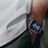 Bluetooth okosóra, szilikon szíj, v5.3, TFT kijelző, aktivitás és egészség mérő, vízálló, Mibro Watch C3, sötétkék, gyári