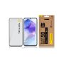 Samsung Galaxy A55 5G SM-A556B, Kijelzővédő fólia, ütésálló fólia (az íves részre is!), Tempered Glass (edzett üveg), Full Glue, Tactical Glass Shield 5D, fekete