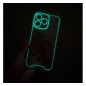 Apple iPhone 12, Szilikon tok, foszforeszkáló, sötétben világító, átlátszó/sárga