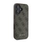 Guess 4G Classic Apple iPhone 16 Plus hátlap tok, barna