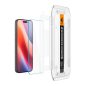 Apple iPhone 16 Pro, Kijelzővédő fólia, ütésálló fólia (az íves részre is!), Tempered Glass (edzett üveg), Spigen Ez Fit HD, Clear