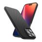 Apple iPhone 16 Pro Max, Szilikon tok, Spigen Liquid Air, háromszög minta, fekete