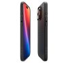 Apple iPhone 16 Pro Max, Szilikon tok, Spigen Liquid Air, háromszög minta, fekete