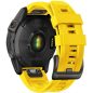 Garmin Fenix 5 / 6 / 6 Pro / 7, szilikon pótszíj, állítható, TP IconBand, sárga