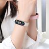 Xiaomi Mi Band 5 / Mi Band 6 / Mi Smart Band 7, szilikon pótszíj, állítható, TP IconBand, rózsaszín
