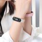 Xiaomi Mi Band 5 / Mi Band 6 / Mi Smart Band 7, szilikon pótszíj, állítható, TP IconBand, rózsaszín