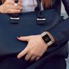 Apple Watch 4-6, SE, SE (2022) (38 / 40 mm) / Watch 7-9 (41 mm) / Watch 10 (42 mm), fém pótszíj, milánói stílus, TP MilaneseBand, ezüst
