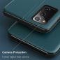 Xiaomi 14T Pro, Oldalra nyíló tok, stand, hívás mutatóval, Wooze FashionBook, kék