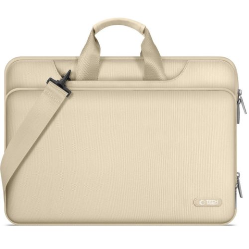 Laptop táska, 13 - 14" készülékhez, vállpánttal, TP Pocket Bag, bézs