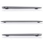 Apple MacBook Air 13 (2022 / 2023 / 2024), Műanyag hátlap védőtok, csillogó, Tech Protect SmartShell, átlátszó