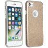 Apple iPhone 16e, Szilikon tok, csillogó, Forcell Shining, arany