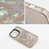 Apple iPhone 16e, Műanyag hátlap védőtok + szilikon keret, kristály minta, Tutti-Frutti Case, fekete/ezüst