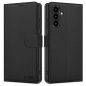 Samsung Galaxy A56 5G SM-A566B, Oldalra nyíló tok, stand, mágnes csattal, TP Wallett, fekete