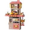 Elektromos játékkonyha, világítással, hangokkal, gőz és víz effektekkel,  50 db-os készlet, Wooze Dream Kitchen, rózsaszín/barna